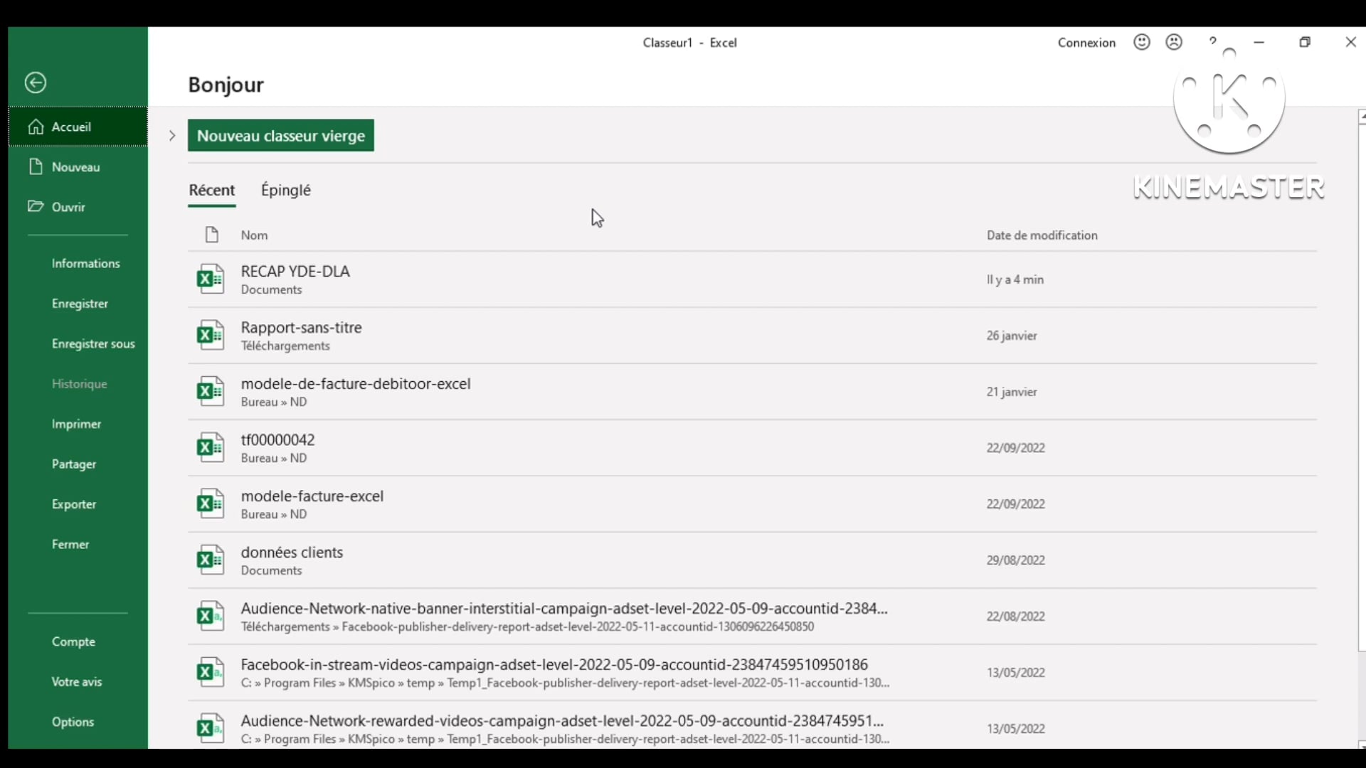 Comptabilité sur Excel part1 on Vimeo