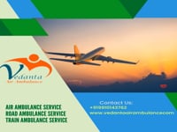 Utilize Vedanta-Air Ambulance Service in Chandigarh with Life Saving Tools