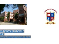 Choose the Best Schools In South Delhi