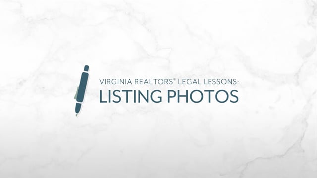 Listing Photos – Legal Video