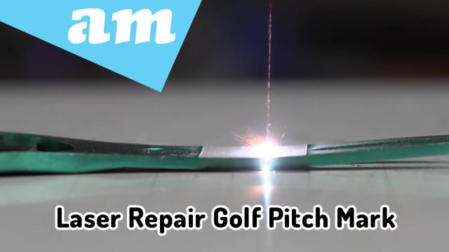 How To Repair A Golf Course Pitch Mark by Fiber Laser Marking Machine Design and Lasering Process