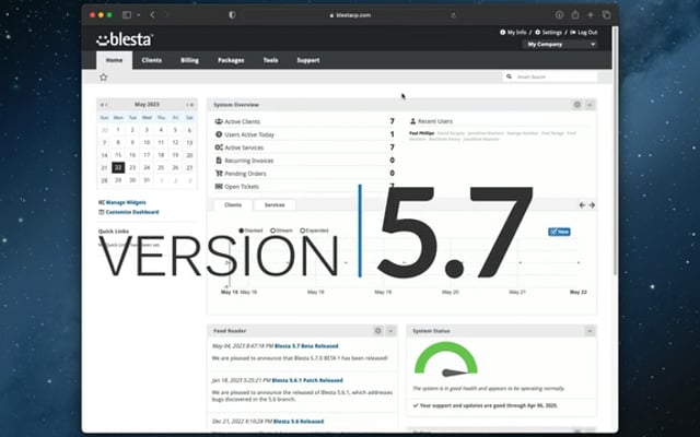 Blesta 5.7 Released