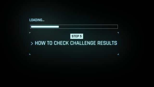 Step 5) How to check your 6-8 Challenge results