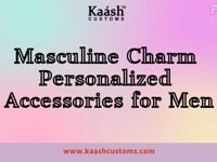 Masculine Charm: Engraved Jewelry for Men