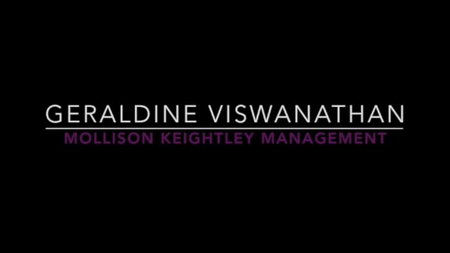 Showreel for Geraldine Viswanathan