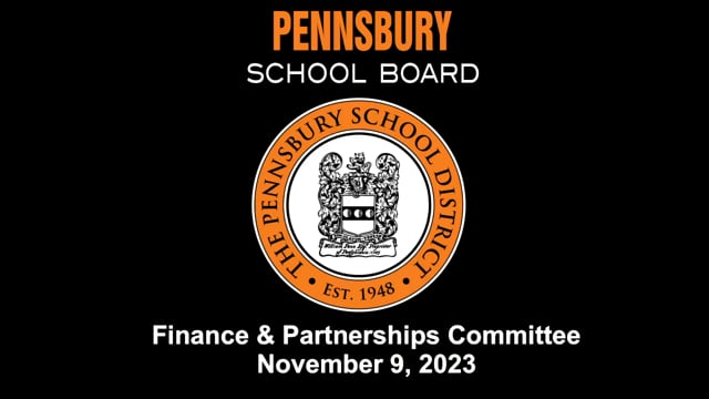 Finance & Partnerships Committee Meeting  - 11/9/23