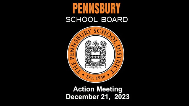 Pennsbury School Board Meeting for December 21, 2023