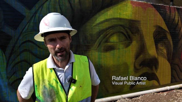 Mural by Rafael Blanco at Lighthouse Point, Staten Island, NY