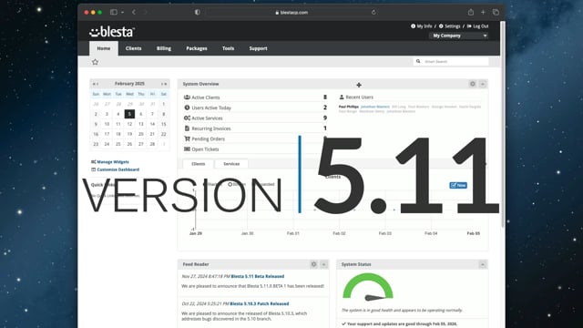 Blesta 5.11 Released