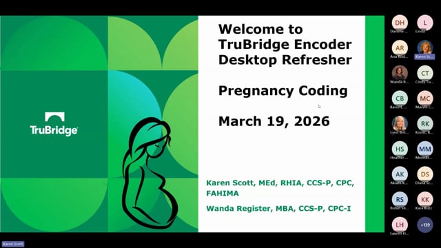 March 2026: Encoder Refresher Coding for Pregnancies