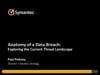 "Anatomy of a Data Breach: Exploring the Current Threat Landscape" - Paul Pinkney