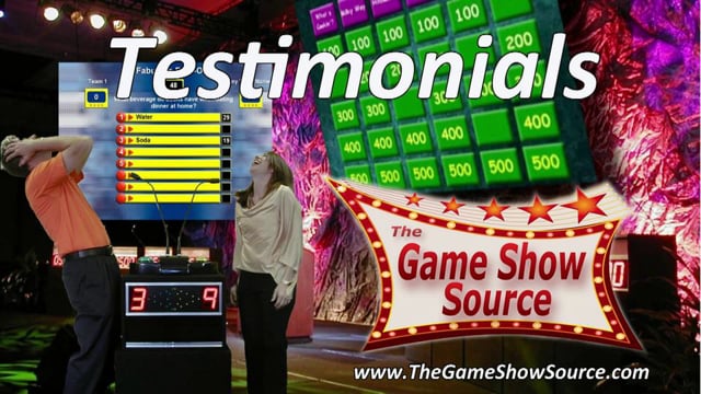 The Game Show Source Client Testimonials
