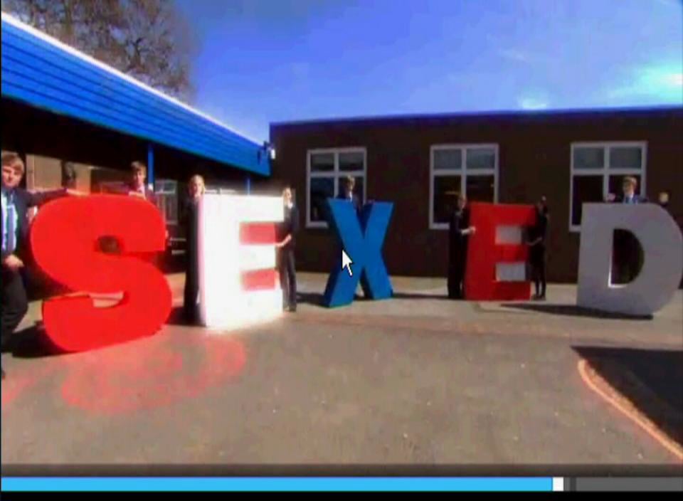Channel 4 Series The Sex Education Show Research Group In Breast