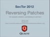 Bharat Jogi - Reversing Patches for Exploit Creation, Pen-Testing or Just Fun! - SecTor 2012