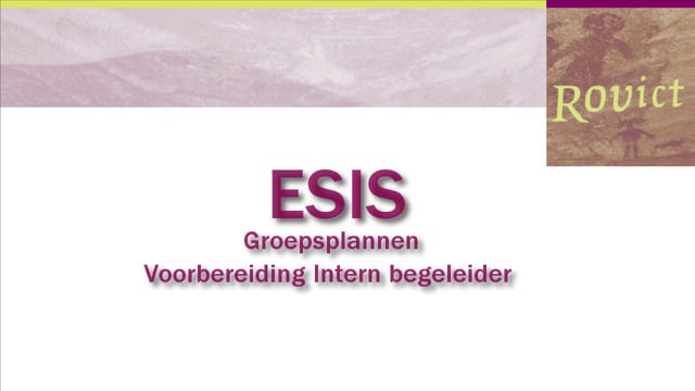 ESIS: Groepsplannen voorbereiden Intern begeleider