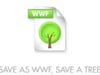 WWF "Save as WWF - Save a Tree"