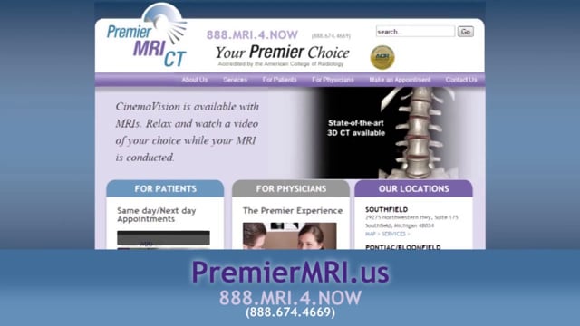 PremierMRI-CT Patient information video