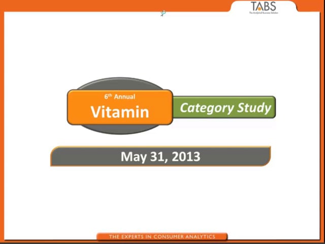 2013 Vitamin Study (05/31/2013)