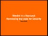Needle in a Haystack - Harnessing Big Data for Security - Dana Wolf