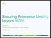 Securing Enterprise Mobility beyond MDM - Danny Pehar and Ali Afshari