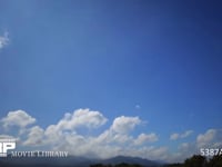 青空と雲　微速度撮影 