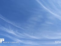 巻雲 上空の風に流される　サンプル動画は8倍速　元動画は1分6秒