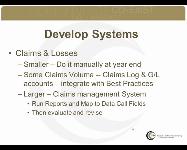 Data Call Webinar - Part V Everything Else