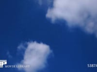 青空と雲の微速度撮影 空のみ　真上