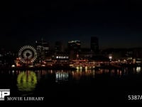 神戸ハーバーランドの夜景　微速度撮影 ハーバーランドモザイクガーデンの日没から夜景まで