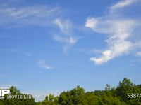 秋の雲　微速度撮影（４K） 巻雲が流れていきます
