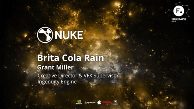 Using NUKE on Brita Cola Rain