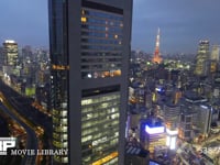 東京タイムラプス4K（微速度撮影） 東京タワーの見える風景　夕方〜夜景　60fps　サンプル動画は30fps