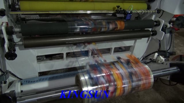 High speed plastic film slitting rewinding machines, slitter rewinders - Kingsun Machinery