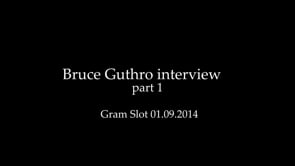 Bruce Guthro interview at Gram Manor part 1