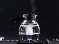 コーヒーサーバ-　水の沸騰　実験用コンロ 水蒸気の発生