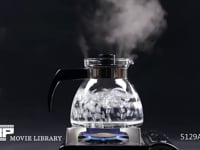 コーヒーサーバ-　水の沸騰　コンロ 水蒸気の発生