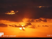瀬戸内海の日没　4K　微速度撮影 超望遠で捕らえた瀬戸内海の夕日