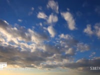 夕焼け雲　4K　微速度撮影 夕方の空と雲の微速度撮影　60fps　サンプル動画は30fps