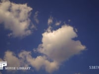 空と雲のタイムラプス　4K 青空と白い雲　60fps　サンプル動画は30fps