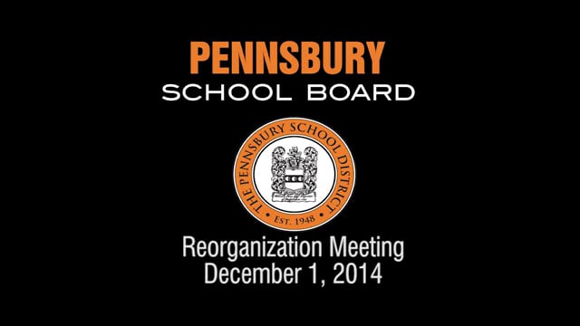 Pennsbury School Board Meeting for December 1, 2014