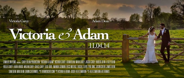 Trailer - Victoria & Adam // 11th April 2014