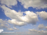 冬の青空と雲の流れ　4K微速度撮影 風が強くて冬らしい雲の流れです