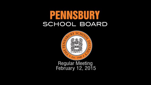 Pennsbury School Board Meeting for February 12, 2015