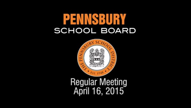 Pennsbury School Board Meeting for April 16, 2014