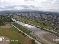 空撮　初夏の河川から山地 DJI Phatom2 vision+による空撮映像　720p 60fps