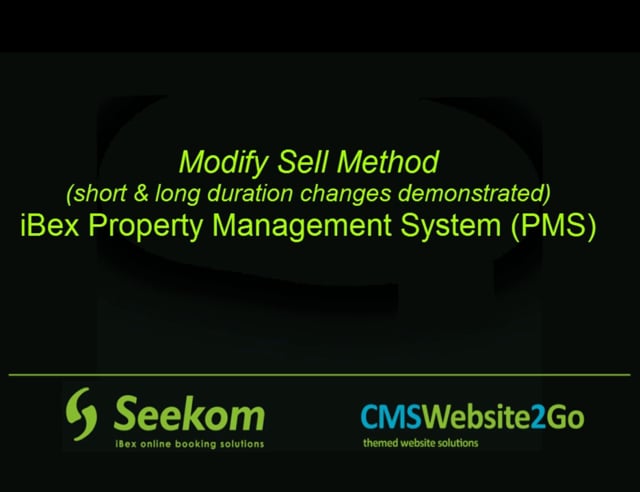 Modify Sell Method