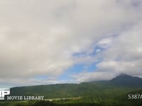 大山の山頂と雲の流れ　4K微速度撮影 鬼女台（きめんだい）から見た大山