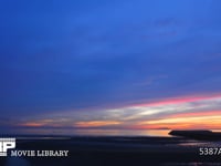 真っ赤に焼ける瀬戸内海の夕焼け　4K微速度撮影 比較的穏やかな天候で真っ赤に焼けました