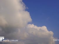 発達する積乱雲　4K微速度撮影 暑い日の積乱雲です