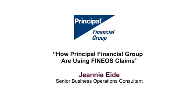Principal Financial Group - Customer Success Story (Jeannie Eide - Senior Business Operations Consultant)